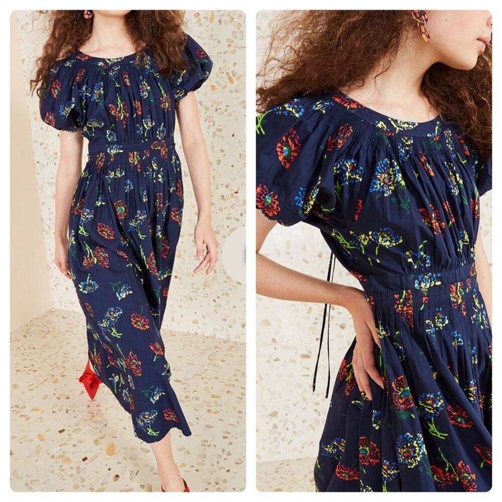 Ulla Johnson Gallia Dress in Midnight Floral